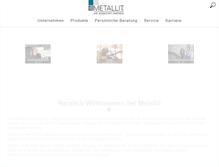 Tablet Screenshot of metallit.de